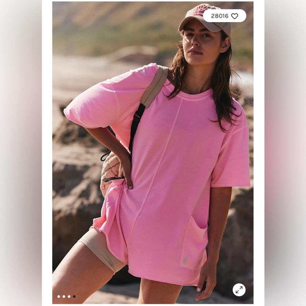 Free People Hot Shot Tee Romper